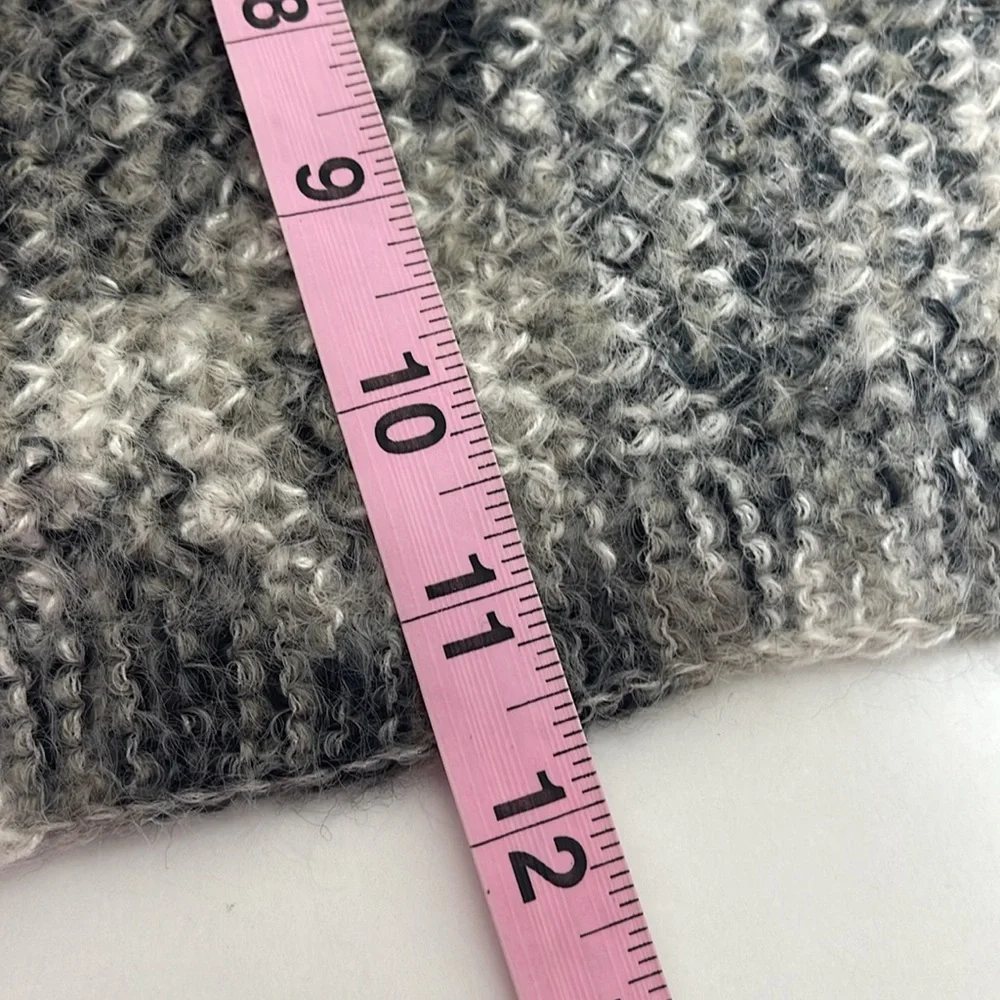 BCBGeneration Winter Infinity Scarf Gray Black